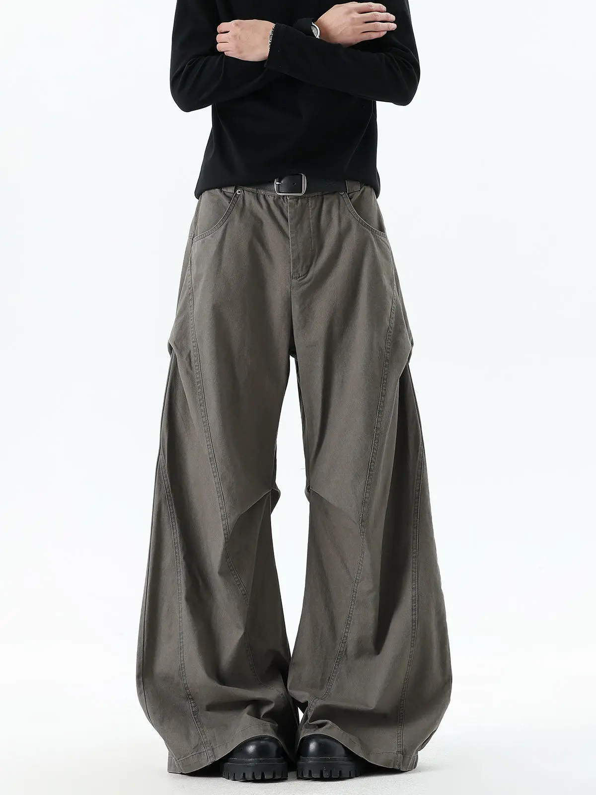 

Women's Brown Jeans Japandi Style Oversize Y2k Wide Jean Pants Vintage Harajuku Baggy Denim Trousers Alternative Clothes 2026