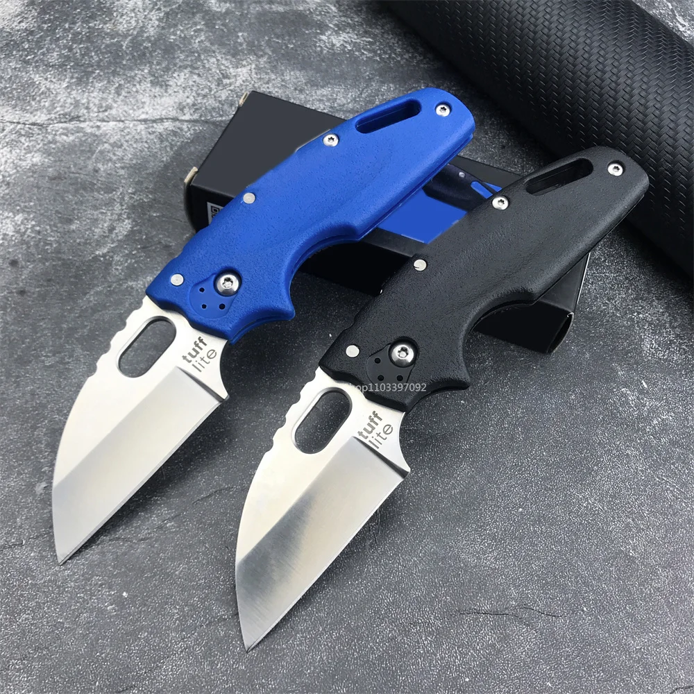 

C/S Tuff Lite Mini Folding Knife 440C Plain Edge Blade GFN Handles Everyday Carry Self Defense Tactical Multitool Knives