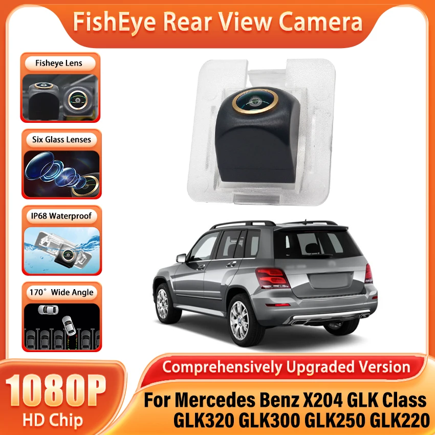 

HD 170° ° Автомобильная камера заднего вида для Mercedes Benz X204 GLK Class GLK320 GLK300 GLK250 GLK220 2009 ~ 2015 Автомобильный монитор заднего вида