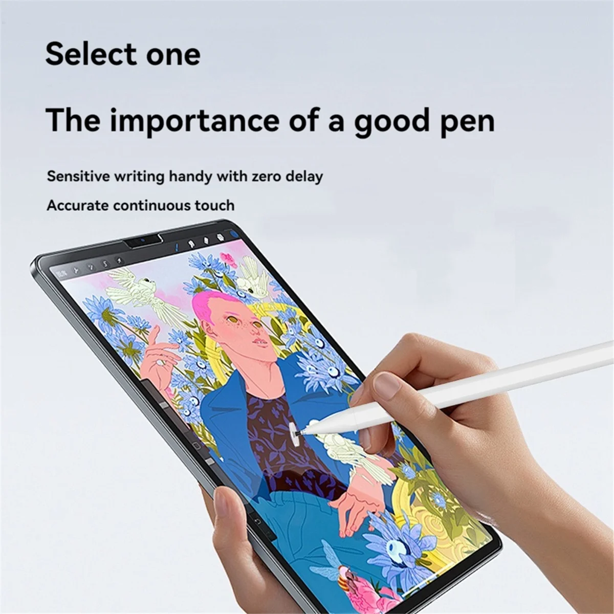 

N33R_Touch Screen Capacitive Pen 2 In 1 Magnetic Slim Capacitive Pen G