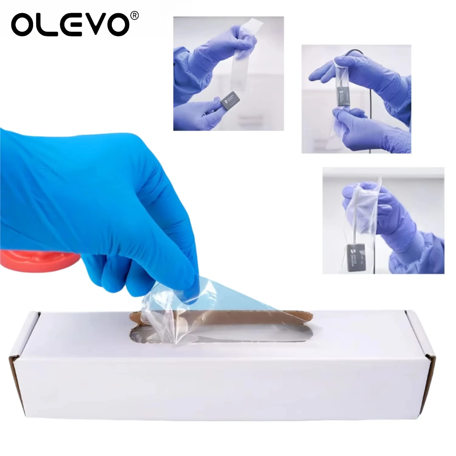 500pcs/Box Disposable Dental X-Film Digital Sensor Sleeves Protective Film Plastic Contamination Cover Dentistry Accessories - Image 4