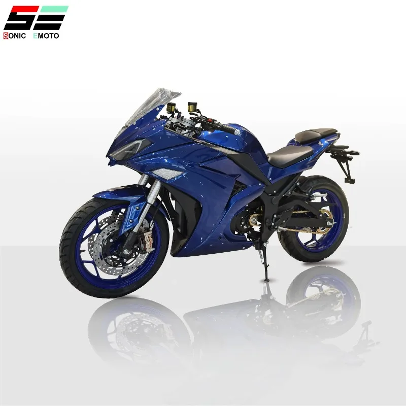 NEW Model Brand R3/V6 Model Electric Motorcycles 140km/h 72V Motorcycle for Sale