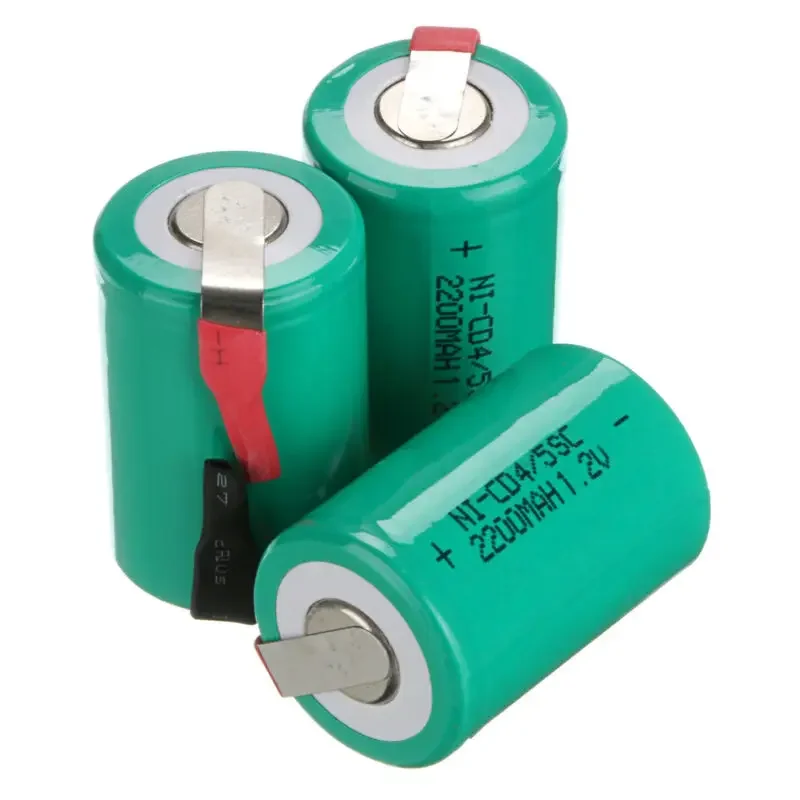 For Power Tools 10PCS 2200mAh 4/5 SC Ni-CD Battery 1.2V Sub C Batteries