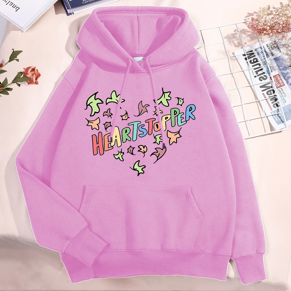 Fashion Men/Women Hoodie Anime Heartstopper Love Print Hoodie Casual Long Sleeve Sweatshirts Autumn Winter Personality Pullover