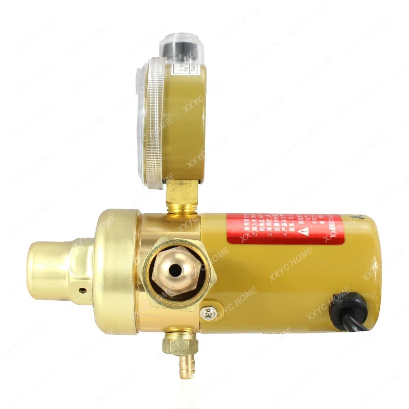 Carbon Dioxide Gas Meter Gas Saving CO2 Decompressor Pressure Reducing Valve Barometer 36V 220V