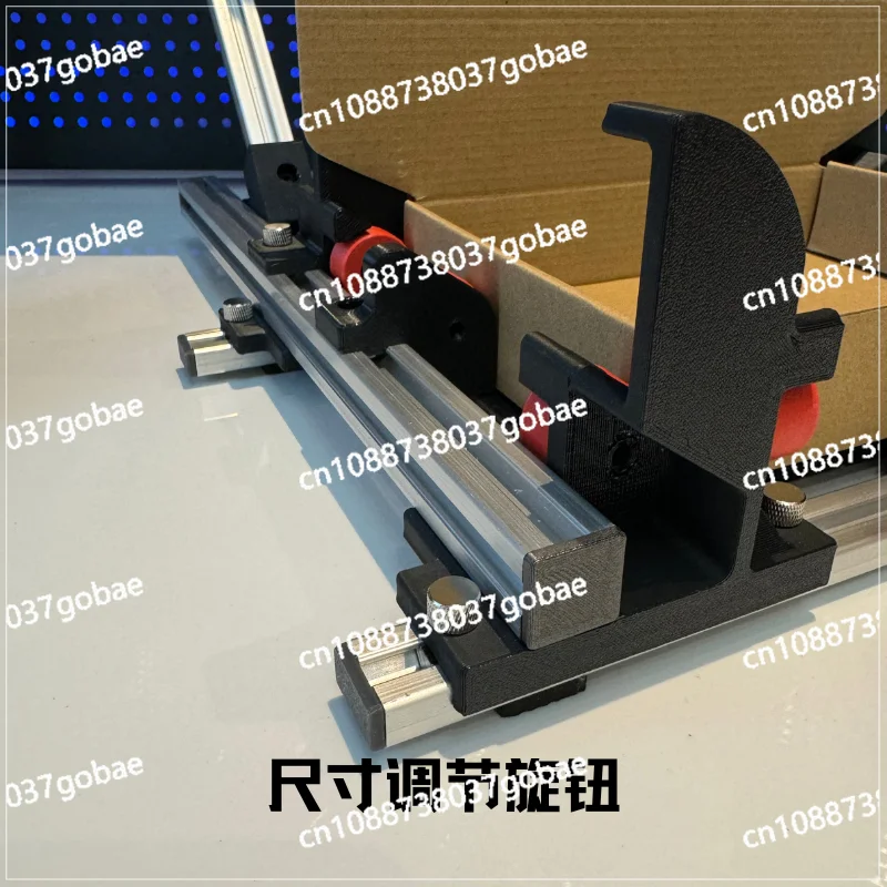 Carton special packaging box fixture auxiliary roller folding tool folding carton artifact