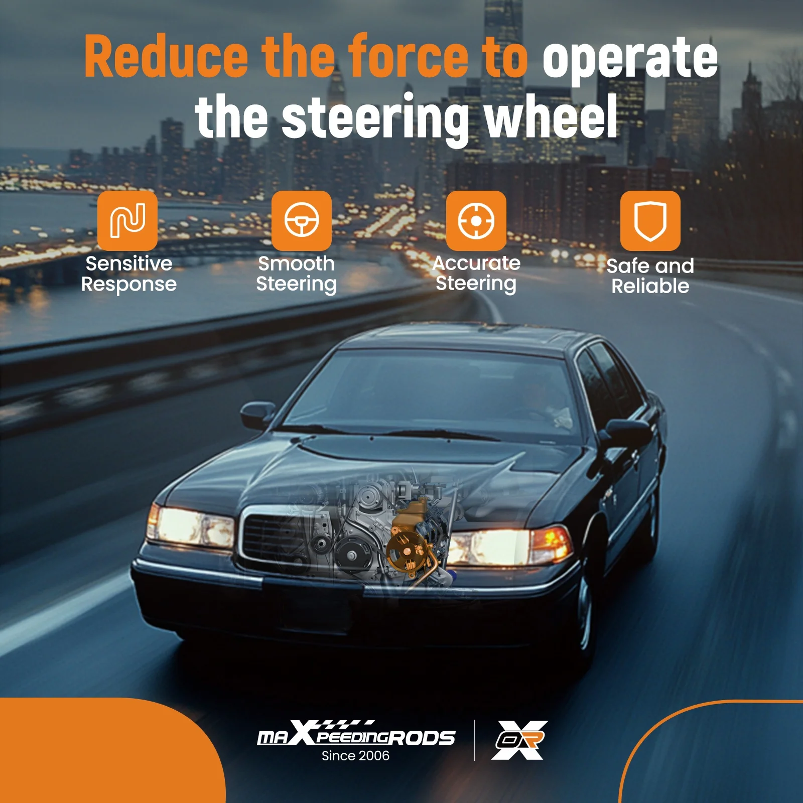 

Power Steering Pump w/ Pulley For Acura TL 3.2L V6 1999-03 21-5290 56110P8EA01