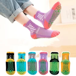 Thin And Breathable Non-slip Floor Socks Boy and Girl Rubber Socks Home Socks Cotton Candy Color