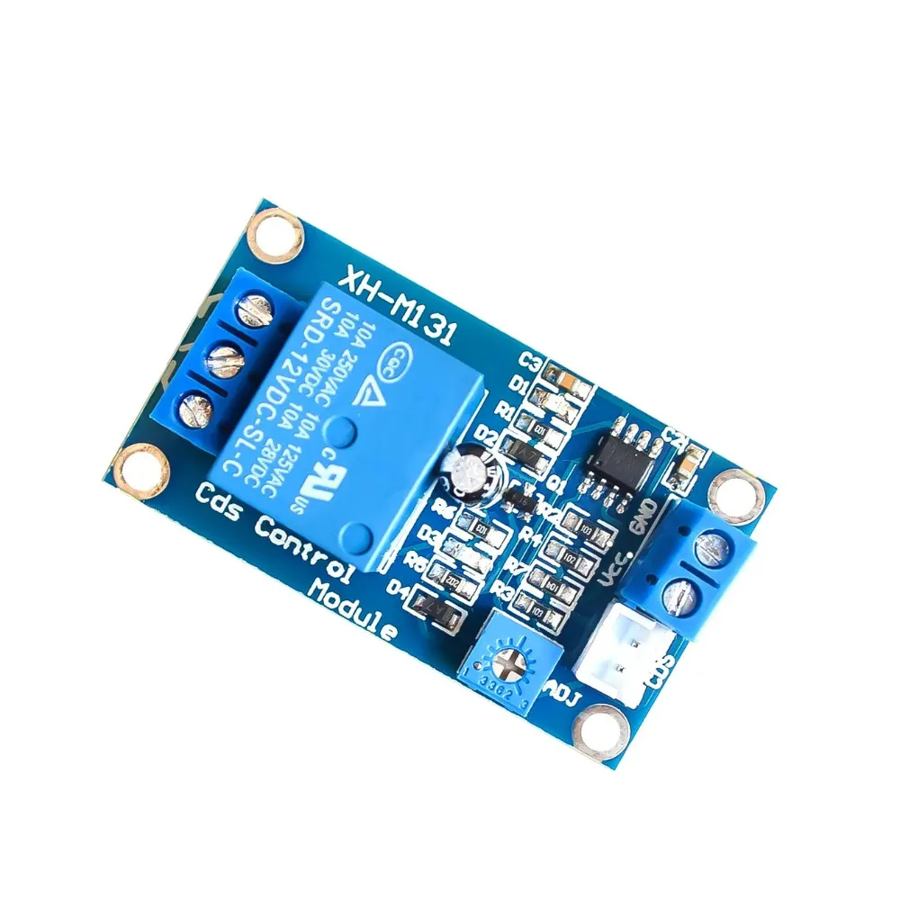 XH-M131 DC 12V Light Control Switch Photoresistor Relay Module Detection Sensor 10A brightness Automatic Control Module