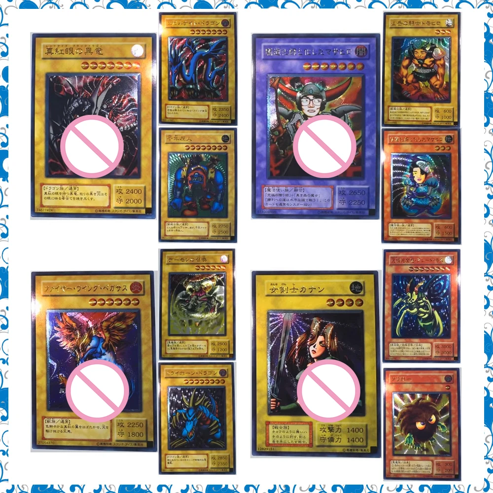 

Аниме для мальчиков, боевая игра, игрушки, коллекционные карты, подарок на Рождество, день рождения, настольная игра Yu-Gi-Oh, сделай сам, ACG Lanai, черный блеск, солдат