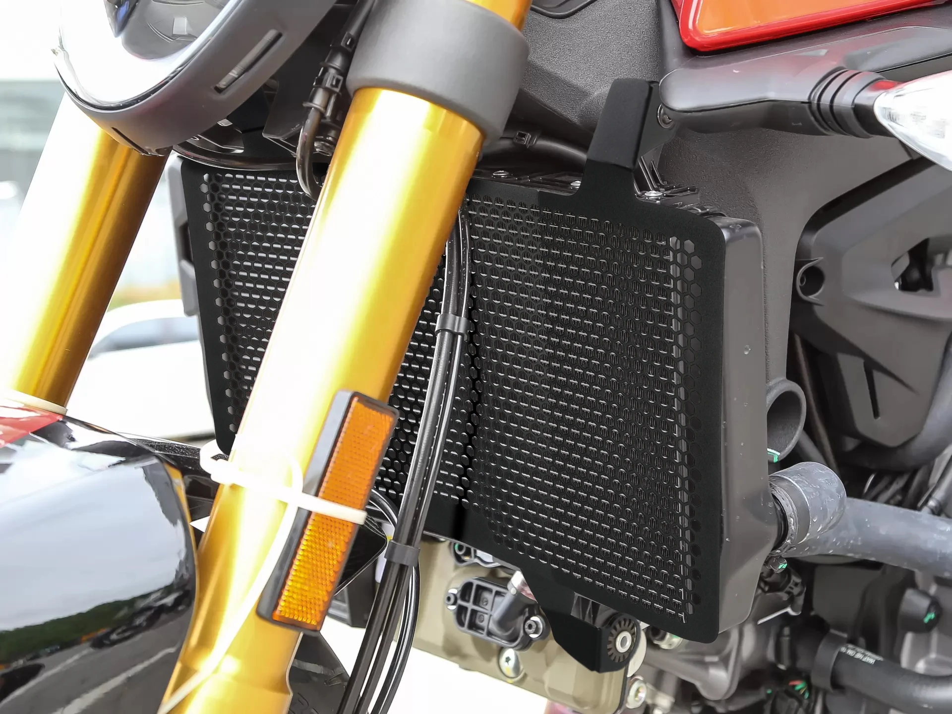 Monster937 Motorcycle Radiator Guard Grille Cover Aluminium For Ducati Monster 937 / 950 2021-2023-2024 Protection Accessories