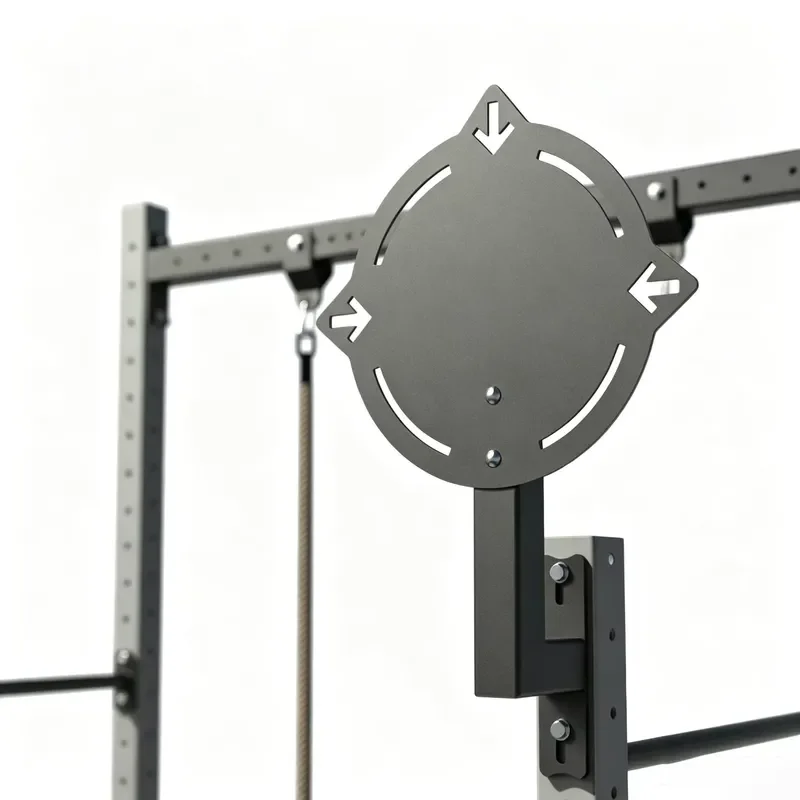 Backyard Multi-Function Freestanding Stainless Steel Climbing Rope Trainer for Strength Training and Outdoor Fitness