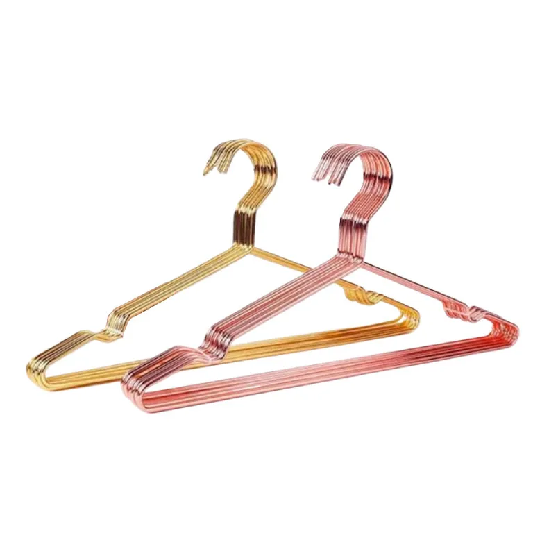 

40CM Stainless Steel Clothes Hanger Closet Organizer,Anti-Slip Coat Rack Shirt Dress Hanger,Balcony Drying Rack,Light Luxury