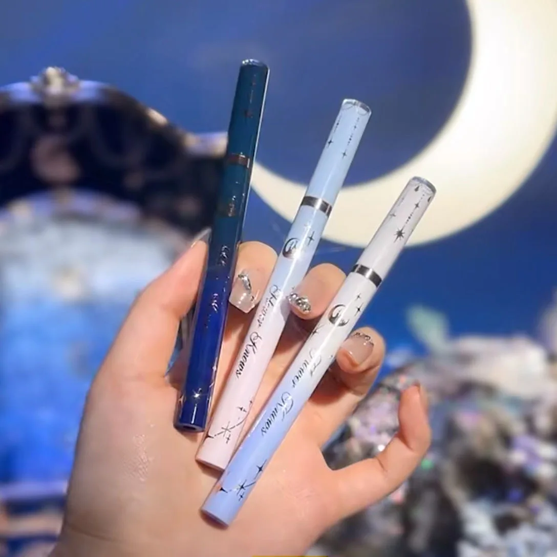 Flower Knows Moonlight Mermaid Eyeliner Pencil Liquid Fine Pen Waterproof Sweat Resistant