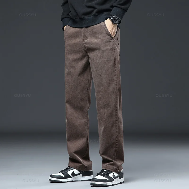 OUSSYU Lyocell Denim Pants Blue/5XL 5