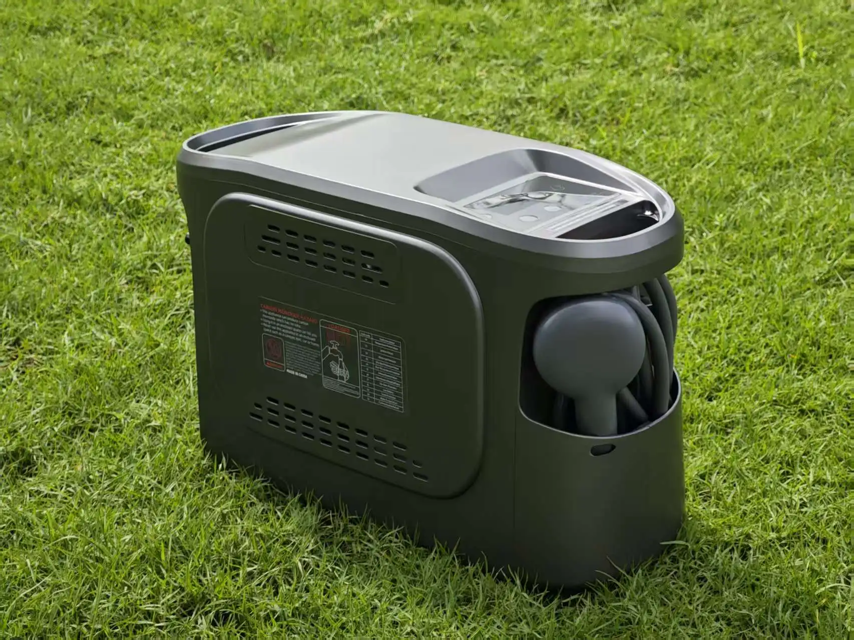 ATVPortable Outdoor Tankless Water Heater With Copper Heat Exchanger 6L Capacity For RV Car & Household Use Battery/USB