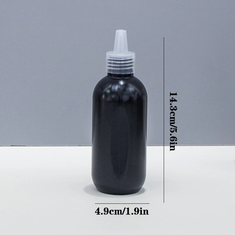 Bottiglia d'acqua da 150ml bottiglia di risciacquo di sicurezza strumenti di irrigazione bottiglia di lavaggio a compressione in plastica per tatuaggio di estensione delle ciglia