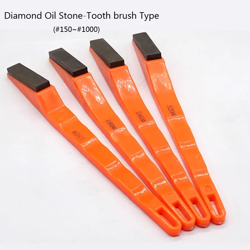 1PCS Plastic handle resin diamond grinding wheel Toothbrush handheld grinding n polishing tungsten steel mold ceramic oil brush