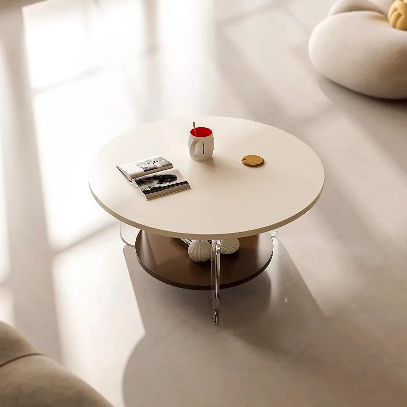 Nordic Bedroom Side Table Modern Minimalist Writing Service Designer Round Side Table Aesthetic Simple Couchtisch Home Furniture