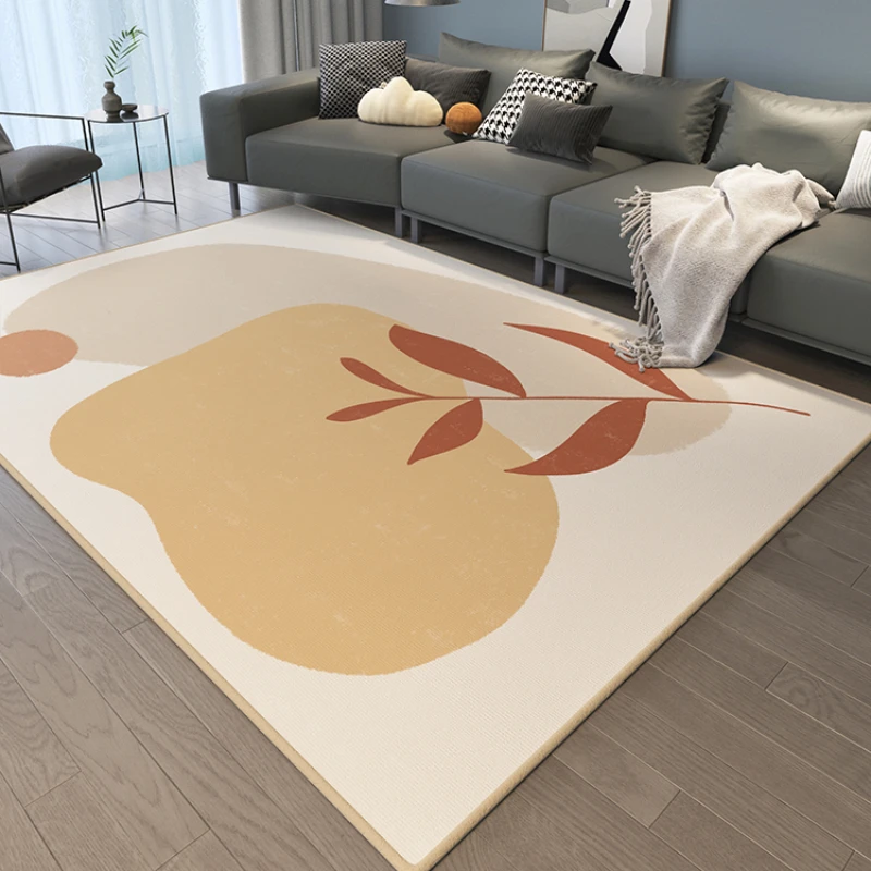 Light Luxury Rugs for Bedroom Fluffy Soft Beside Plush Rug Abstract Living Room Decoration Line Carpet Home Non-slip Floor Mat