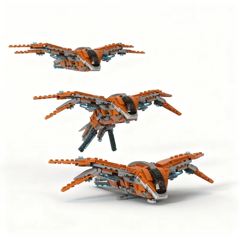 421pcs MOC Mini Size Benatar No Stand Super Heroes Guardians Galaxy Model Building Blocks Advanced Build Pack Premium Toy Gift view 4