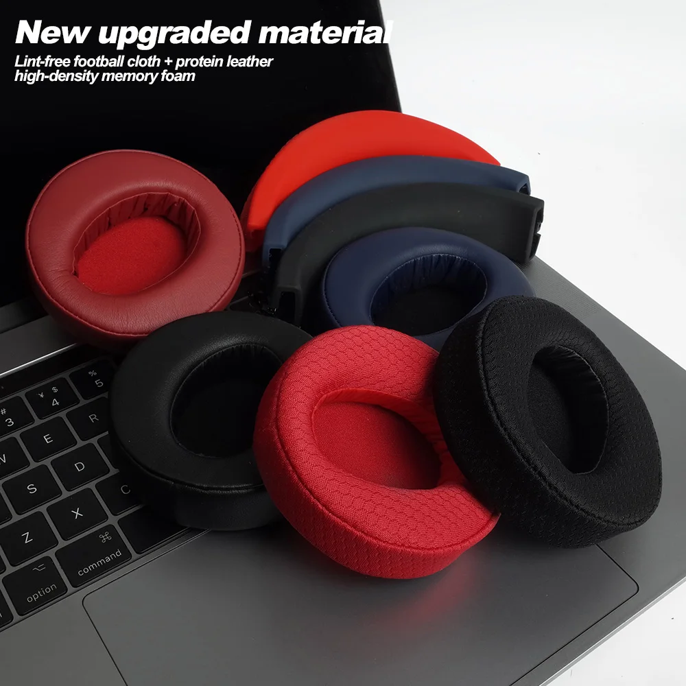 Nauszniki do słuchawek Sony MDR-XB950BT, MDR-XB950B1 N1 NP, skóra proteinowa, pianka memory foam, wymienne poduszki na słuchawki nauszne — zdjęcie produktu 2