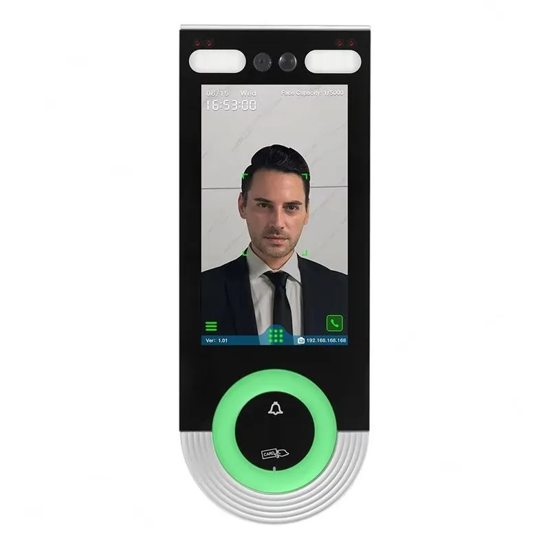 5.5 inch Multi-Biometric Palm Facial Recognition Access Control Time Attendance Device