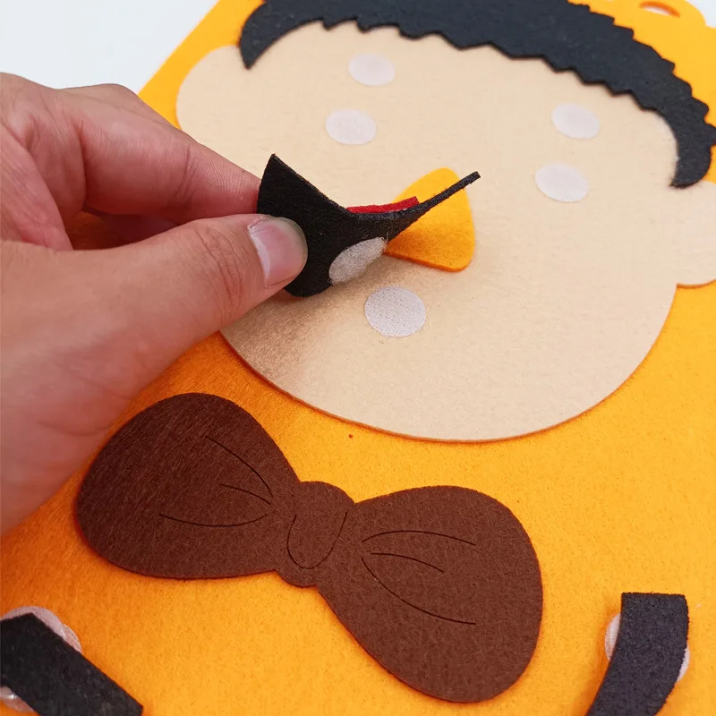 Criança montessori matemática placa de feltro brinquedo dedo número aprendizagem contagem manipuladores pré-escolares aprendizagem brinquedos educativos tmz