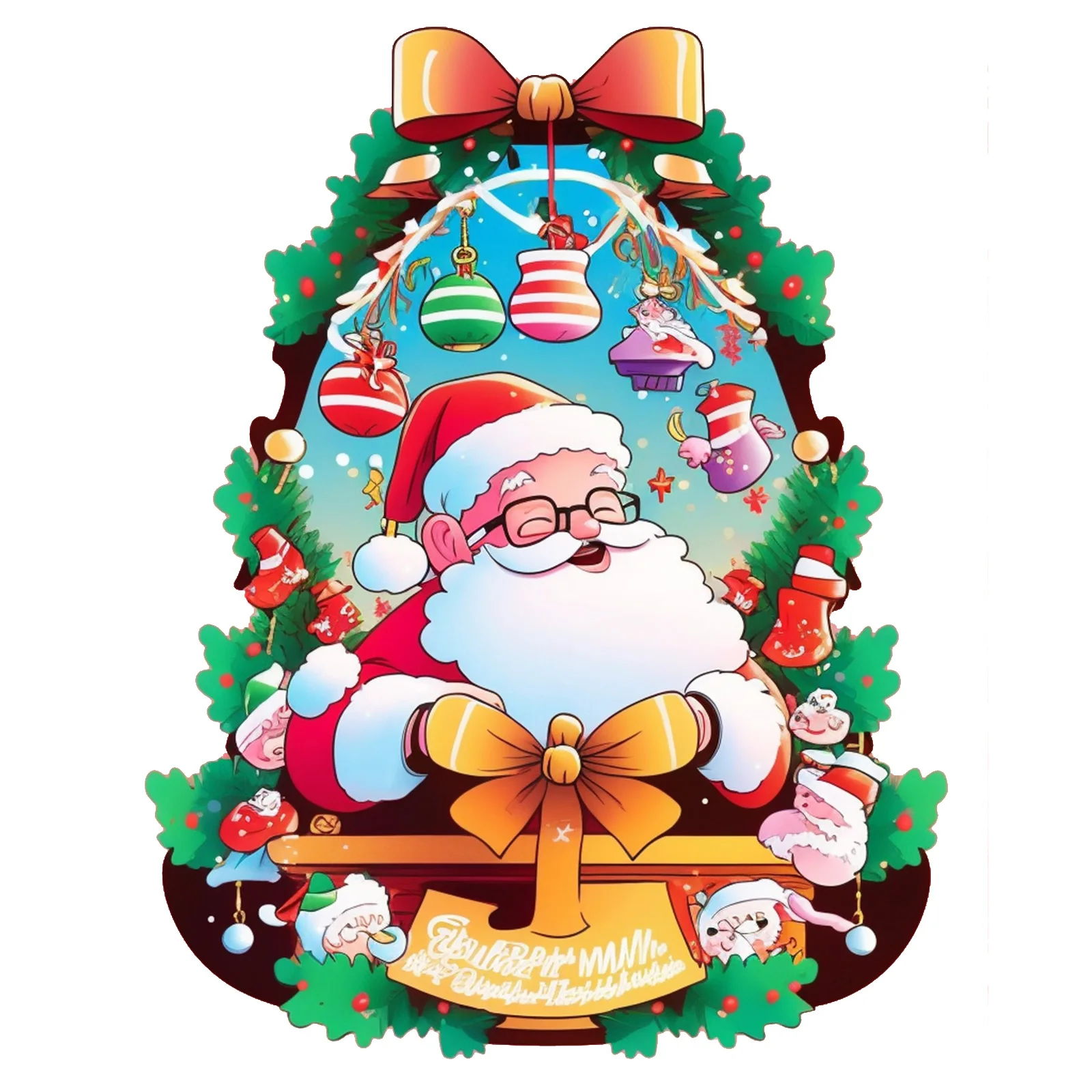 

Unique Santa Claus Wooden Puzzle, Adult leisure Toys, Irregular Animal Shapes, Christmas and Easter Gifts