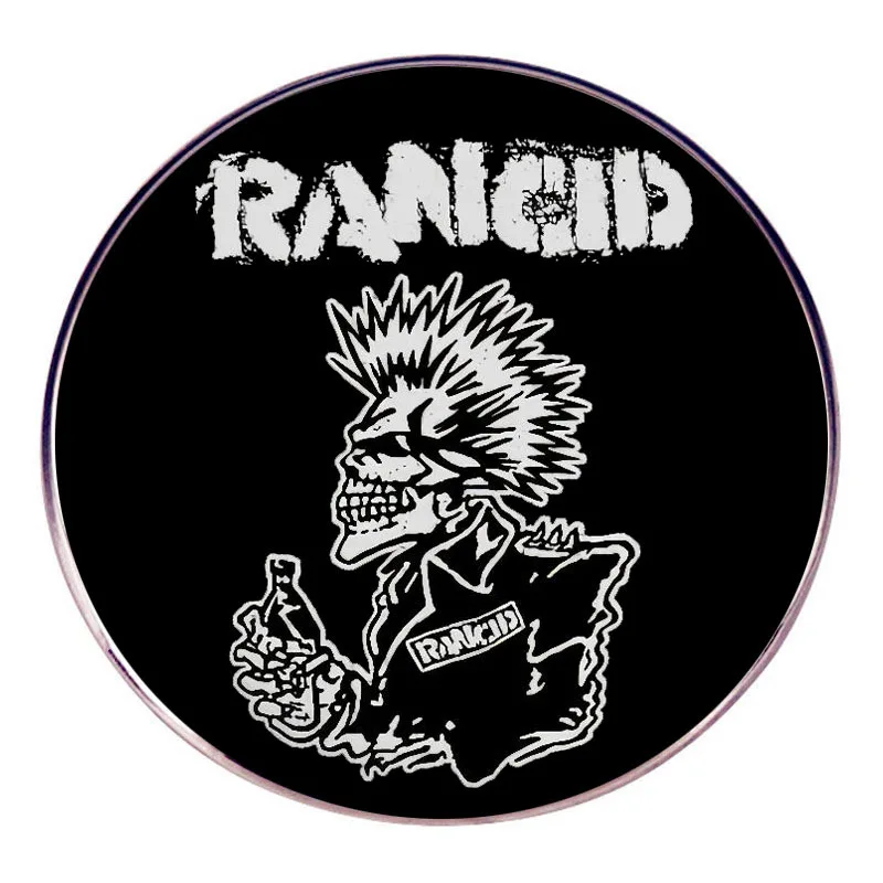 Rancid Enamel Pins Punk Rock Band Lapel Badge Brooch Decoration Jewelry