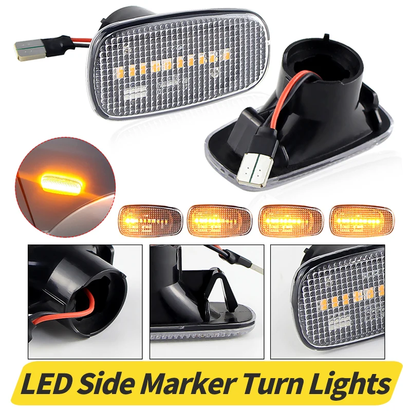 Dynamic Side Marker Light For Lexus IS200 300 LS430 UCF30 Scion xB For Toyota Prius Kluger Wish Altezza Isis Crown Comfort RAV4
