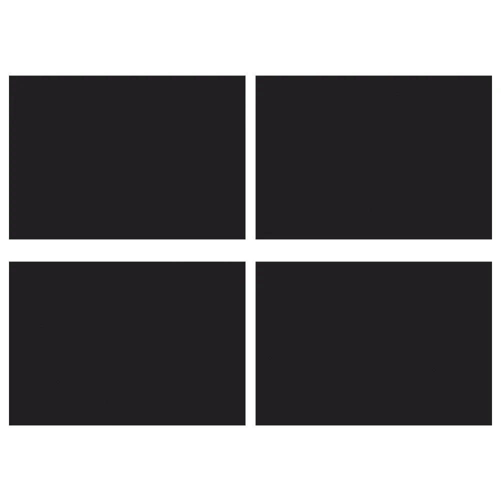 

4pcs Magnetic Bumper Sticker Sheet Flexible Rubber Magnetic Pad For Car Rear Bumper Diy Cuttable Adhesive Magnet Waterproof