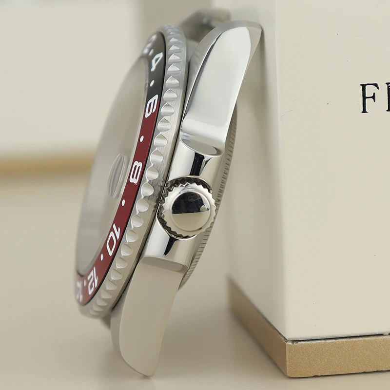 Fanya 10ATM 40mm Case Sapphire For Seiko NH35 NH36 NH34 NH38 8215 ETA2824 Movement Men's Mechanical Watch Parts GMT Design Style