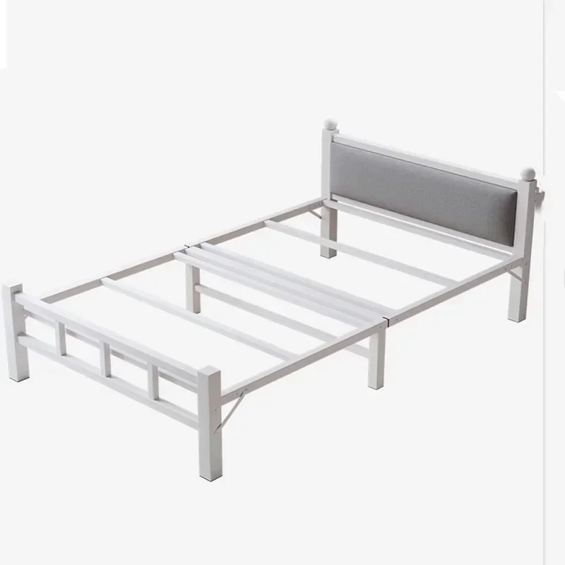 

Folding Bedroom Bed Iron Luxury Space Saving Travel Beach Design Hospital Modern Single Tatami Baby Safe Cama Outdoor Furniture