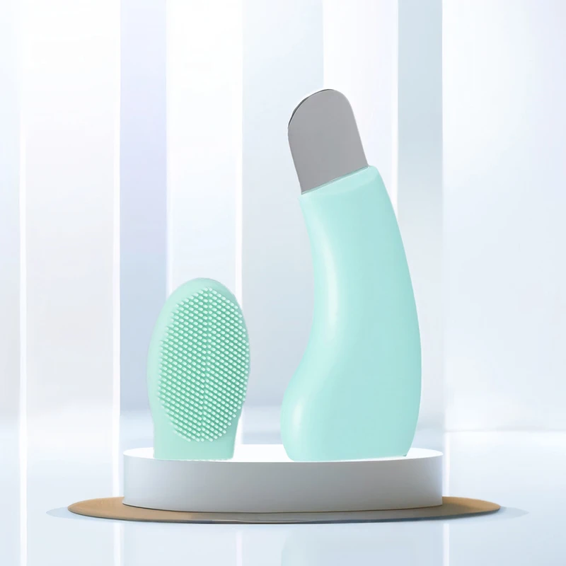 Spatule exfoliante Portable pour le visage, outil de nettoyage en profondeur, dissolvant de points noirs, nettoyeur de pores, nettoyage du visage, soins de beauté, Mini épurateur de peau