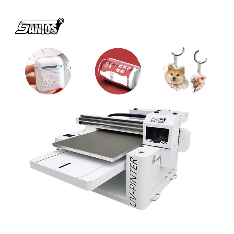 New Arrival 6090 UV printer combining UV DTF device XP600 I1600 I3200 Heads Adhesive labels leather Crystal Label