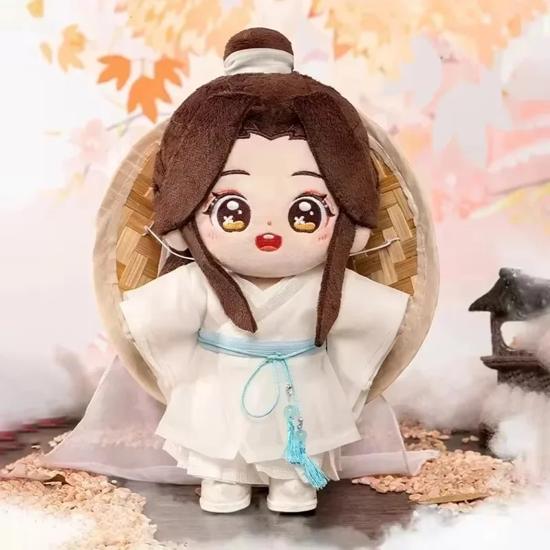 20cm Minidoll Plush Toy Tian Guan Blessing Series Xie Lian Flower City Cotton Doll Animation Accessories Doll Gifts