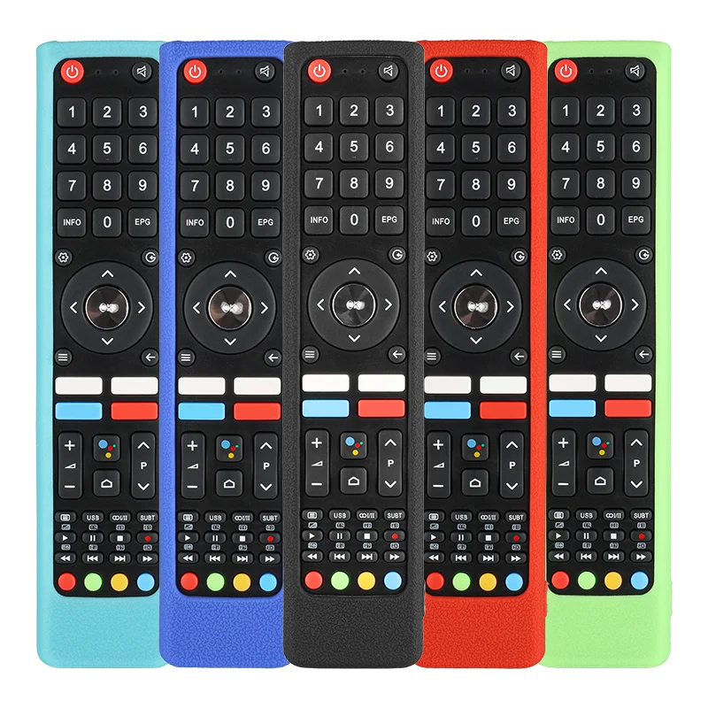 Silicone Remote Control Case Compatible With SABA GCBLTV02FDBIR GCBLTV02ADBBT TV Remote Shockproof Protective Shell Cover