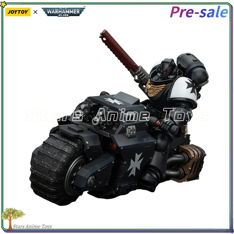 

【Pre Sale】Original JOYTOY 1/18 Action Figure Warhammer 40000 Space Marines Black Templars Outriders Brother Valtus Anime Figure