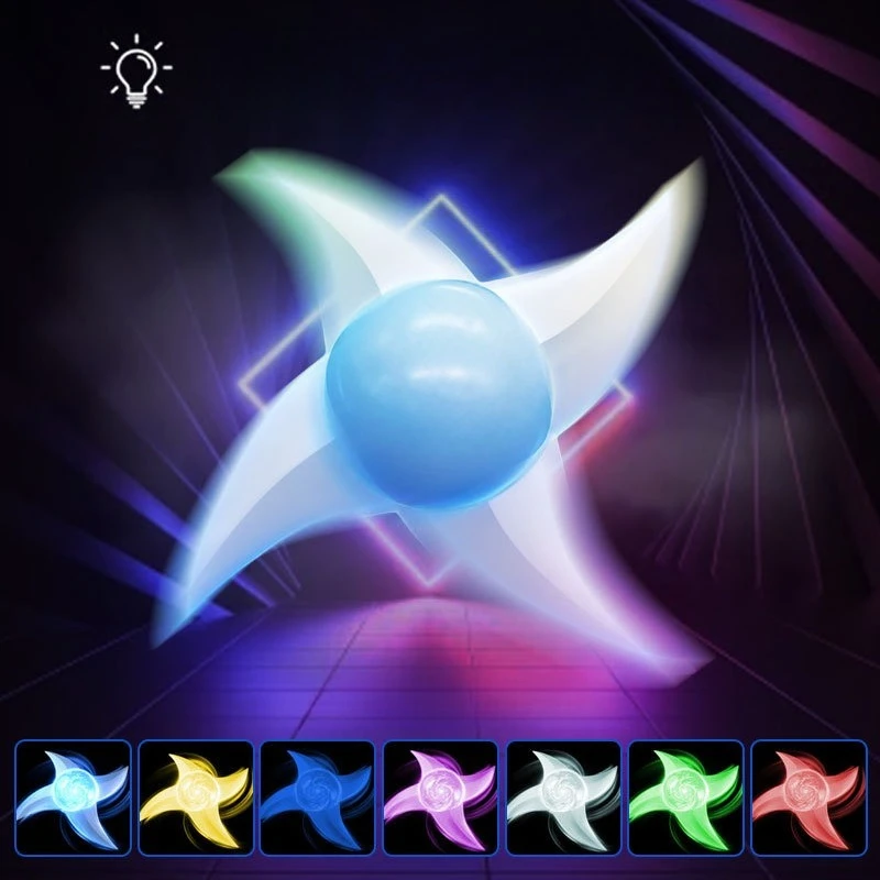 23CM Spiral Maru Hand Sword Children's Toy Knife Boy Glowing Cyclone Spiral Light Blade Rotating Laser Sword