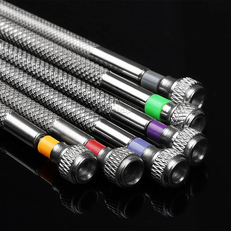 9PCS 0.8-2.0mm 스크루 드라이버 키트 시계 제조 업체 회전베이스에 대 한 시계 도구를 수리 휴대용 시계 제거 도구 액세서리