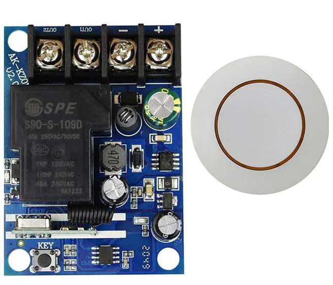 DIY Wireless 433MHz Universal Remote Control Switch DC 12v 24v 48v 30a High Power Relay Receiver Modulefor Car WaterPump