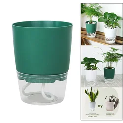 Self Watering Plant Pots Lazy Hydroponic Water Absorbing Flower Pot Succulent Plant Flowerpot  Garden Modern Decorative Pot