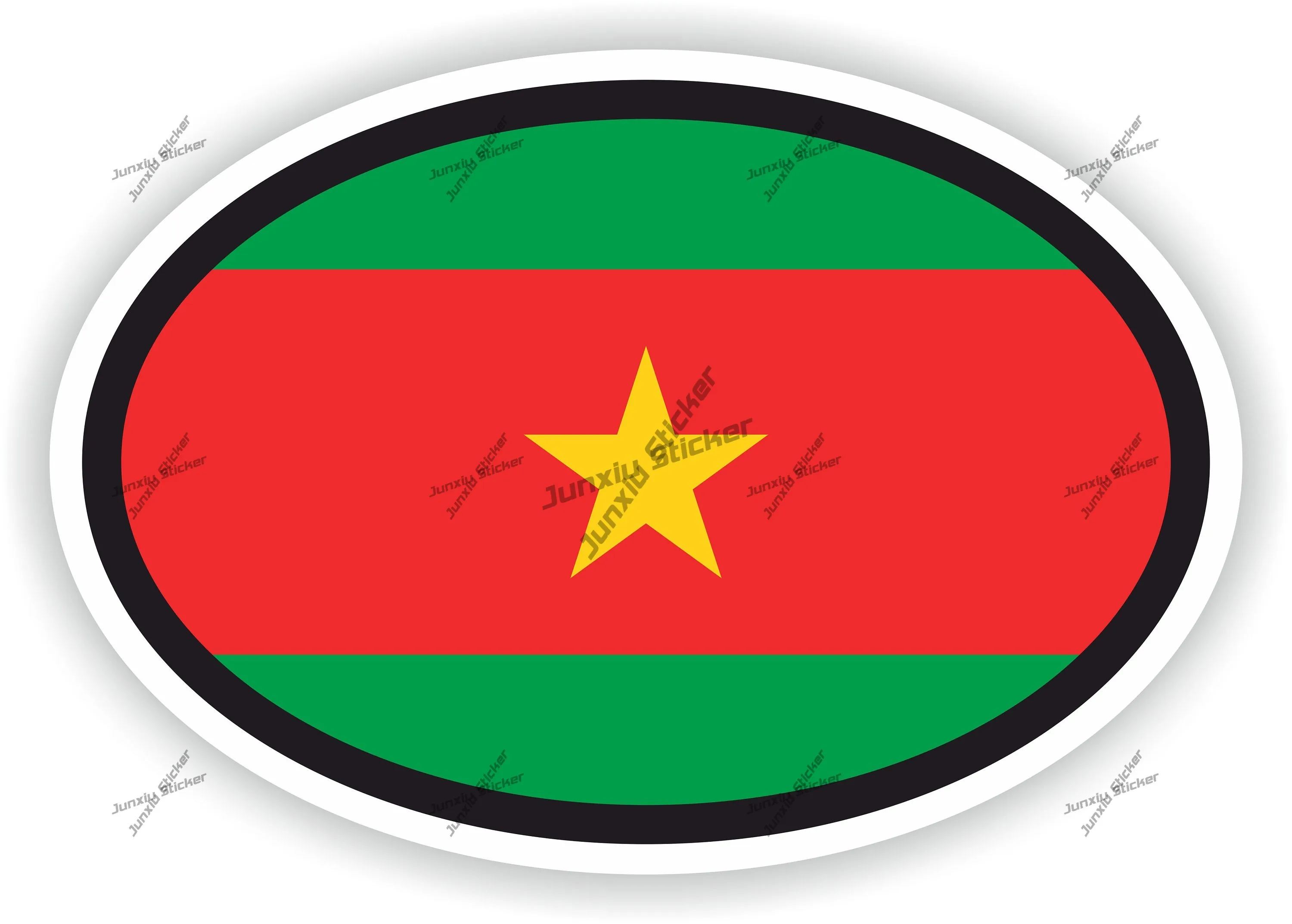 

Burkina Faso Oval Flag Sticker Pvc Boat Accessories Style For Car Stickers Sport Glue Sticker Phone Trunk Guitar Truck Camping