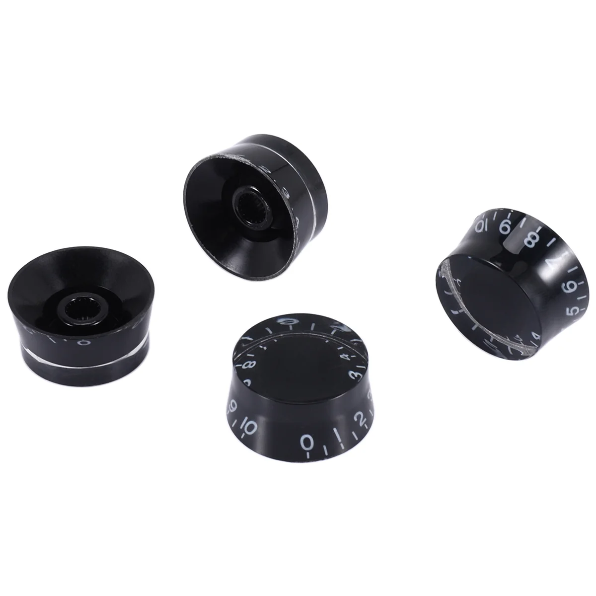 4Pcs Electric Guitar Top Hat Knobs Speed Volume Tone Control Knobs Compatible for LP Style Guitar