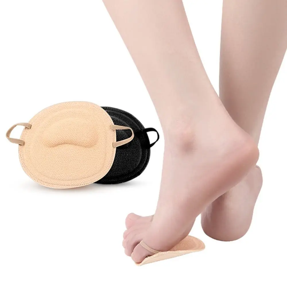 Herringbone Pad Half Palm Insoles Sponge Invisible Socks Toe Separator Socks Valgus Corrector Foot Care Forefoot Pads Outdoor