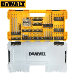 DEWALT DWAF120PCSET MAXFIT ULTRA Steel Drills 120PCS 1/4in Bits Sleeve Small Tough Adapter White Case Power Tool Accessories