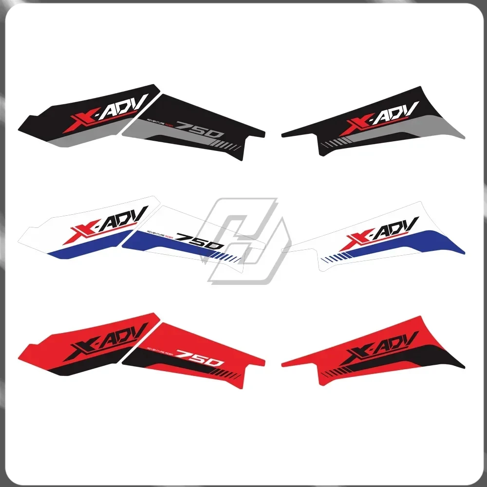 

For Honda X-ADV 750 2017-2020 Scooter PVC Black Red Blue Color Sticker Kit
