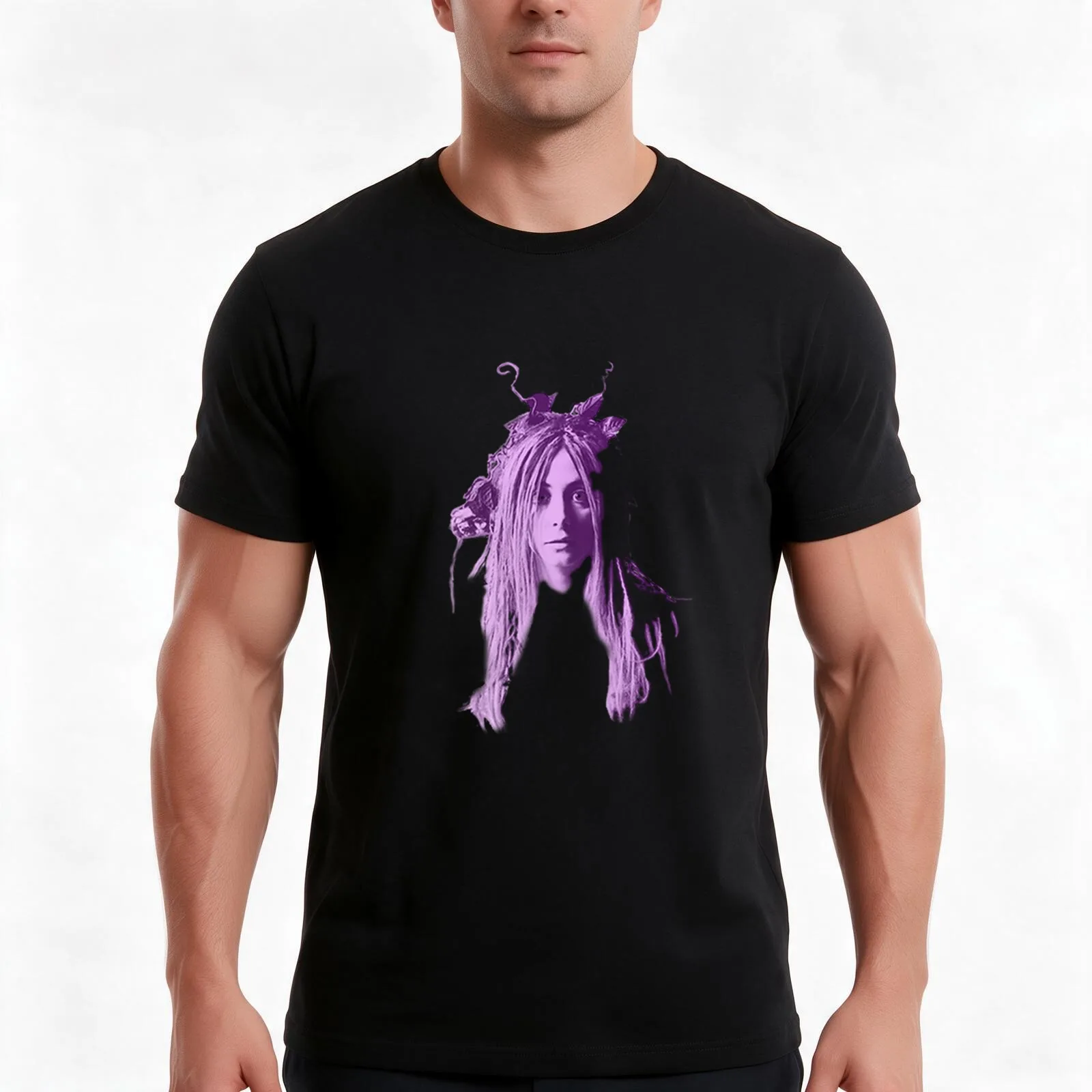 Katie Jane Garside - Daisy Chainsaw pink image design T-Shirt, Summer Casual Cotton Tee, Oversized Streetwear Tops, 100% Cotton