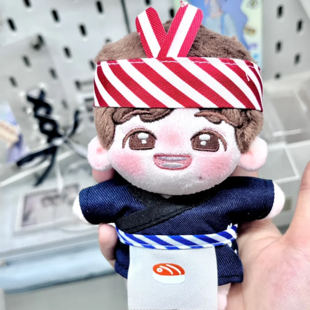 

Суши-повар, 10 см, хлопковая кукольная одежда, наряд для куклы в японском стиле, наряд, прекрасный фартук, комплект одежды для куклы, хлопковая кукла 10 см